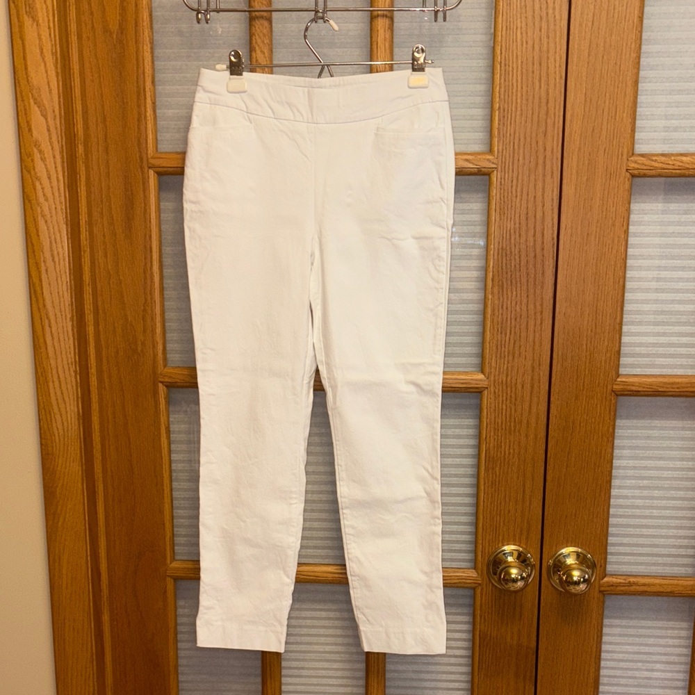 NWOT Chico's 0 Brigitte White Ankle Pants